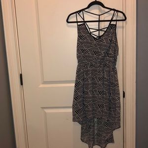 High-low strappy dress